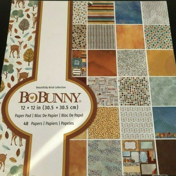Bo Bunny Beautifully Brisk Collection Paper Pad - Picture 1 of 4